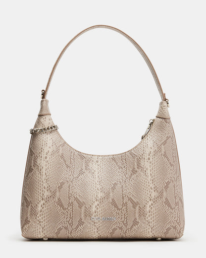 AMARI Bag Sand Snake Shoulder Strap Handbag | Steve Madden