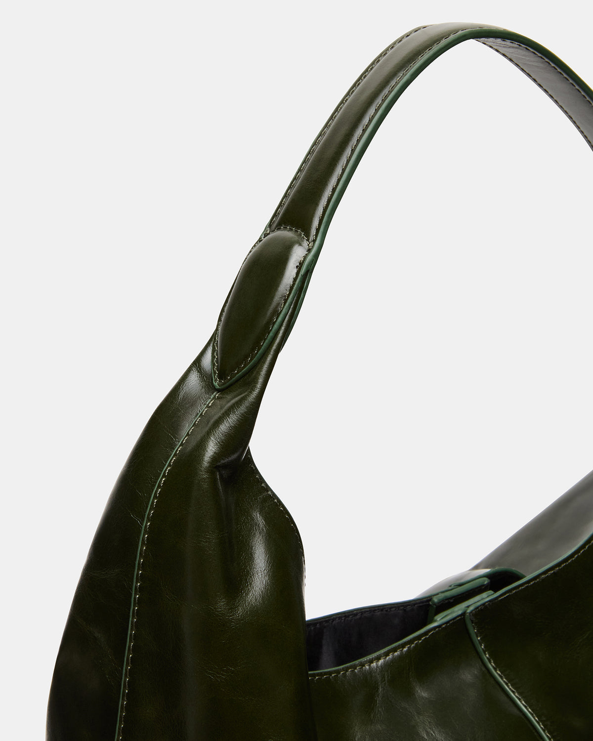 COLLINS Bag Olive Hobo Slouchy Shoulder Strap Tote Handbag | Steve Madden