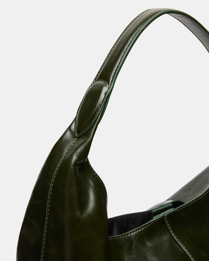 COLLINS Bag Olive Hobo Slouchy Shoulder Strap Tote Handbag | Steve Madden