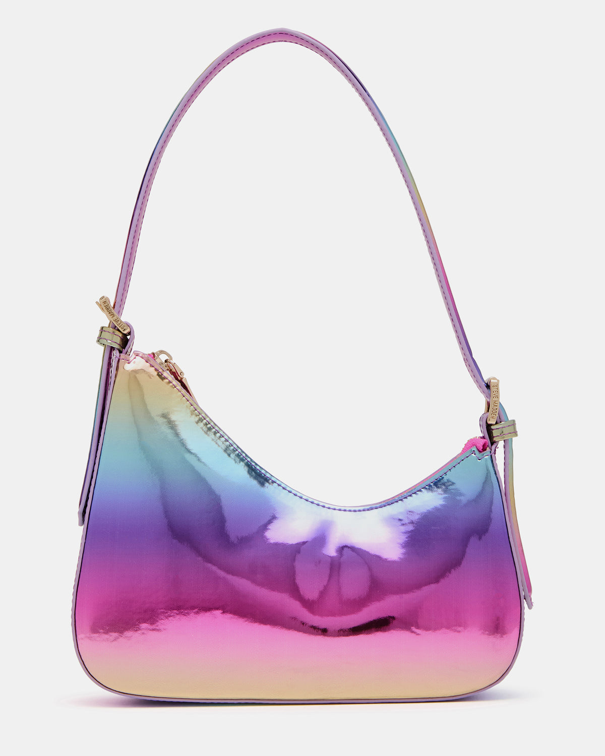 SMITH Bag Metallic Multi Asymmetric Shoulder Handbag | Steve Madden