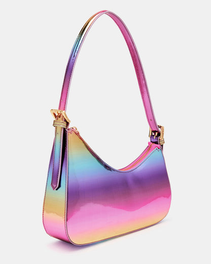 SMITH Bag Metallic Multi Asymmetric Shoulder Handbag | Steve Madden