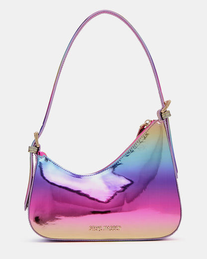 SMITH Bag Metallic Multi Asymmetric Shoulder Handbag | Steve Madden