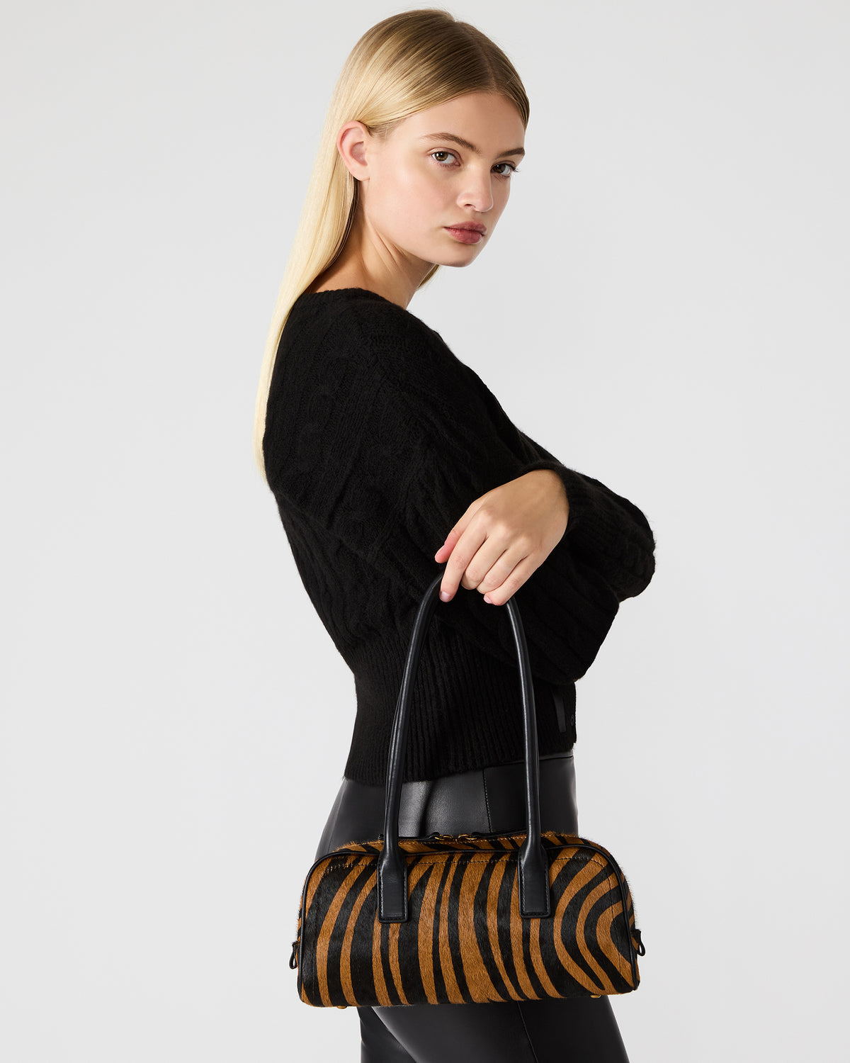 ANISE Bag Tiger Elongated Shoulder Strap Handbag | Steve Madden
