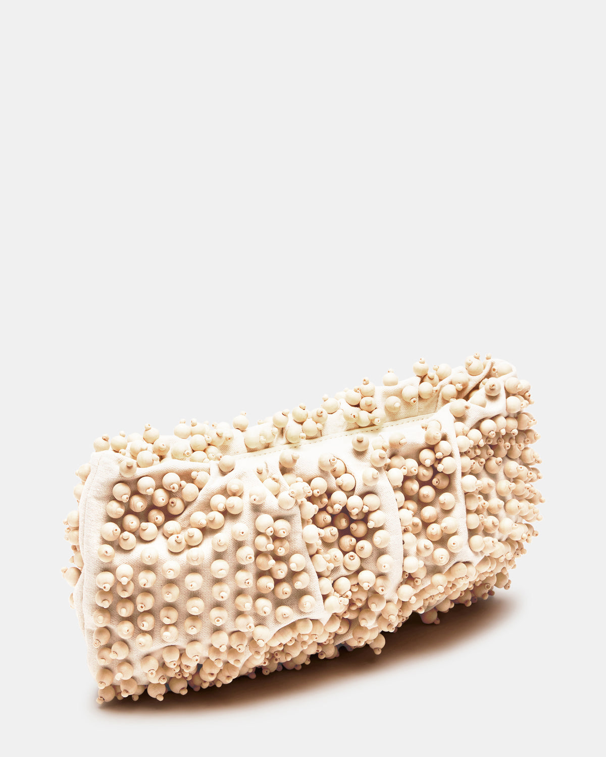 TIKI Natural Women's Beaded Clutch | Steve Madden