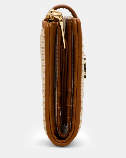 JEM STRAW Light Natural Bifold Wallet | Steve Madden