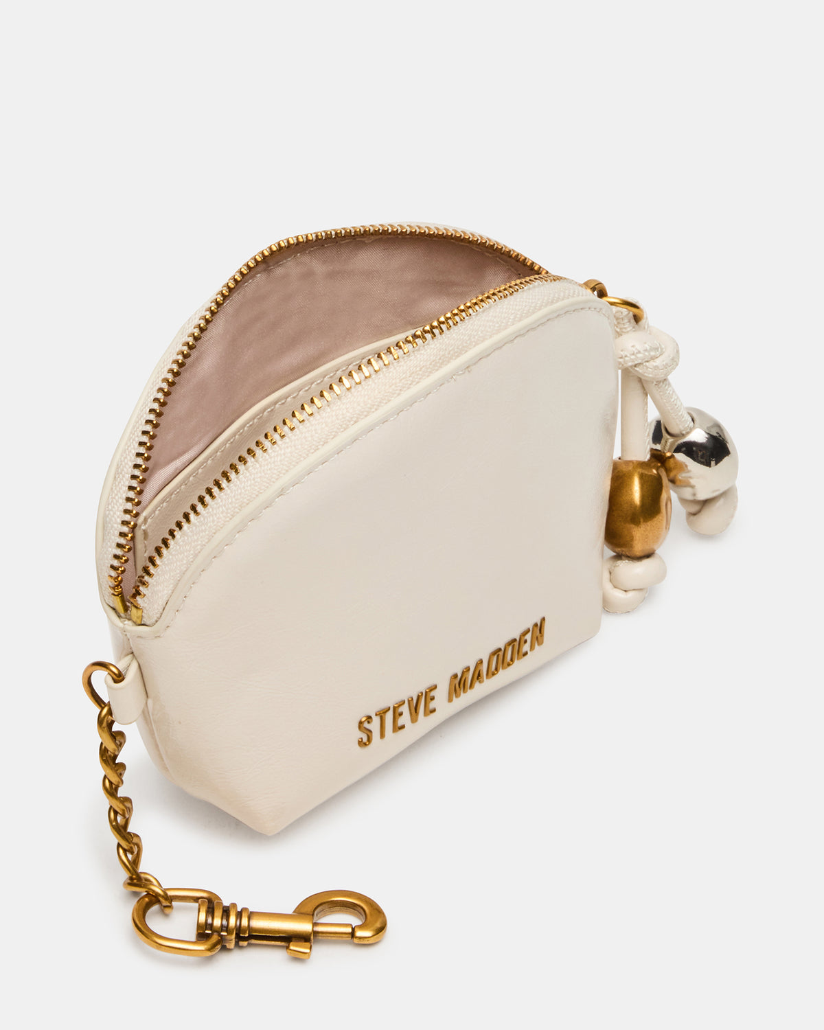 CASSIDI Wallet Chalk Dome-Shaped Card Holder | Steve Madden