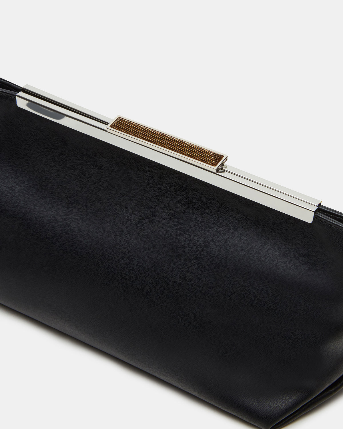 ANTONI Soft Oversized Clutch Bag Black | Women's Handbags | Steve Madden