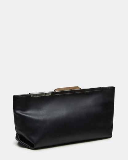 ANTONI Soft Oversized Clutch Bag Black | Women's Handbags | Steve Madden