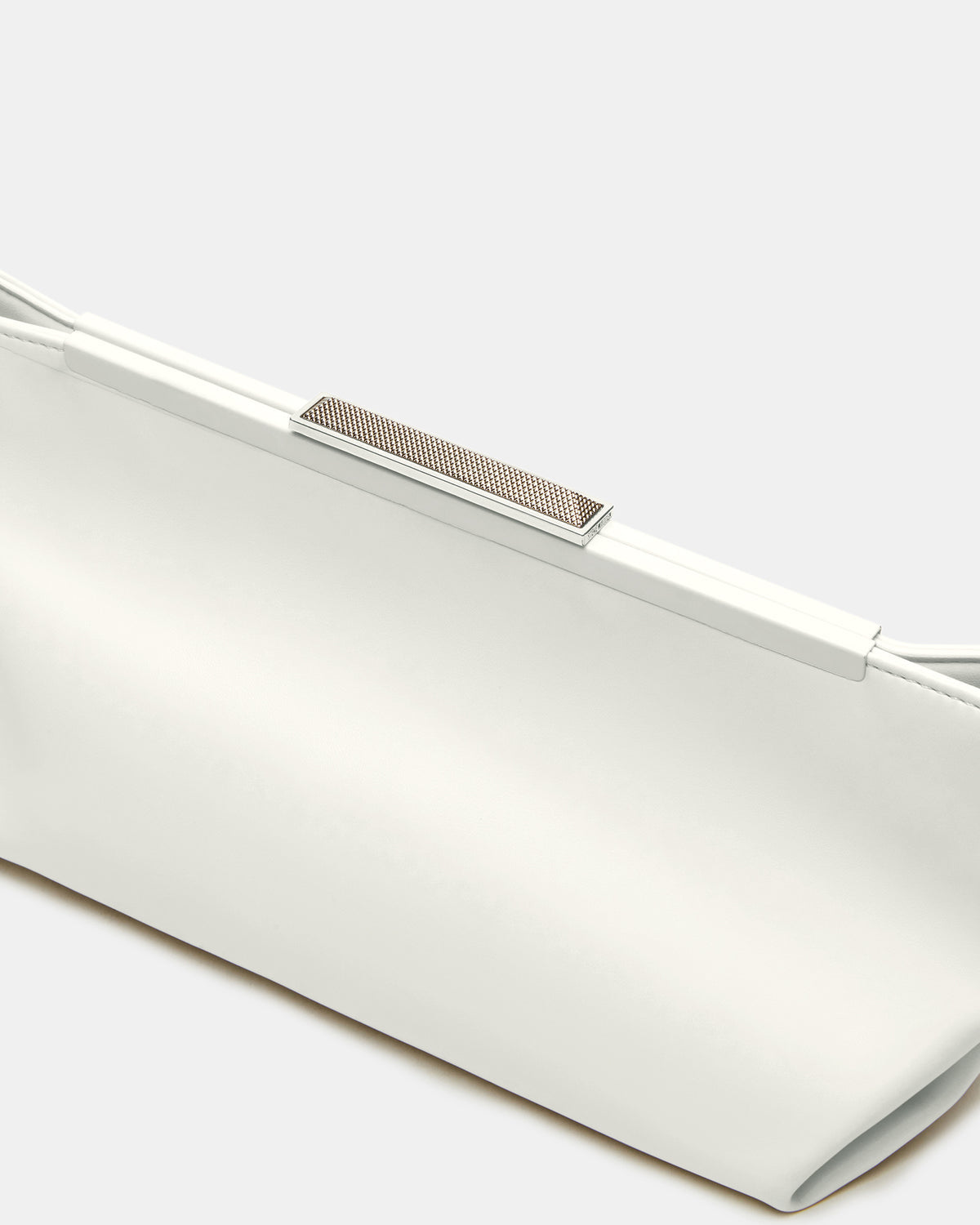 ANTONI Soft Oversized Clutch Bag Off-White | Women's Handbags | Steve Madden