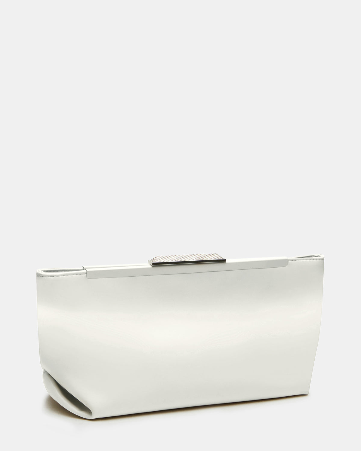 ANTONI Soft Oversized Clutch Bag Off-White | Women's Handbags | Steve Madden