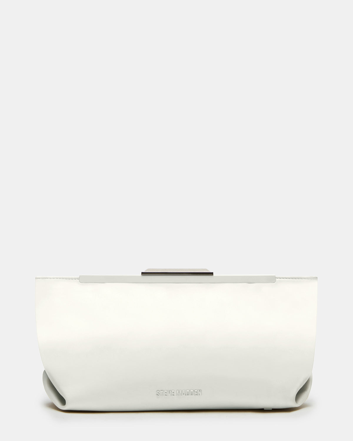 ANTONI Soft Oversized Clutch Bag Off-White | Women's Handbags | Steve Madden