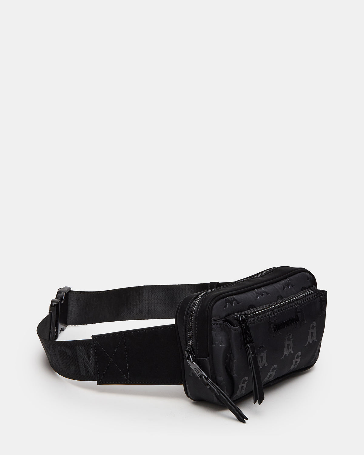 LIND Black/Black Women's Adjustable Belt Handbag | Steve Madden