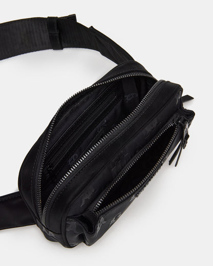 LIND Black/Black Women's Adjustable Belt Handbag | Steve Madden