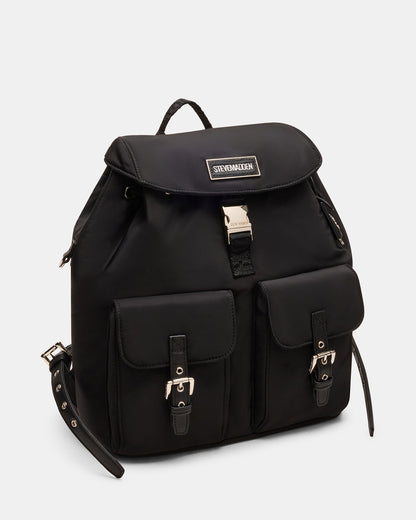 ROLO Black Women's Drawstring Backpack | Steve Madden