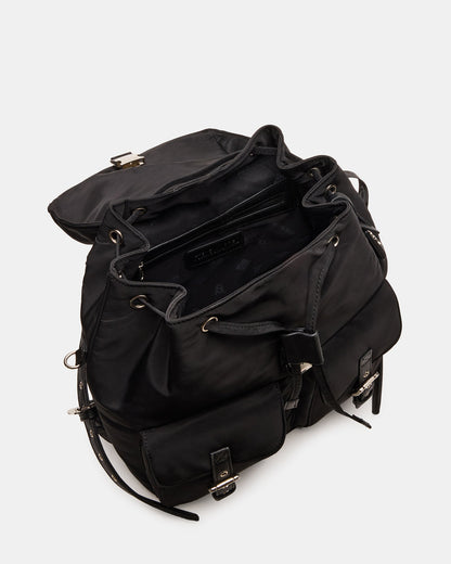 ROLO Black Women's Drawstring Backpack | Steve Madden