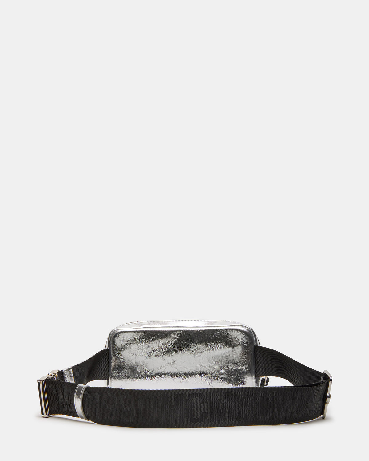 MADRIDD Belt Bag Silver | Women's Handbags | Steve Madden