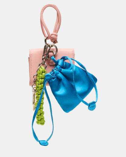 TRAVEL BAG CHARM Coral Multi Card Wallet Attachable Bag Charm | Steve Madden