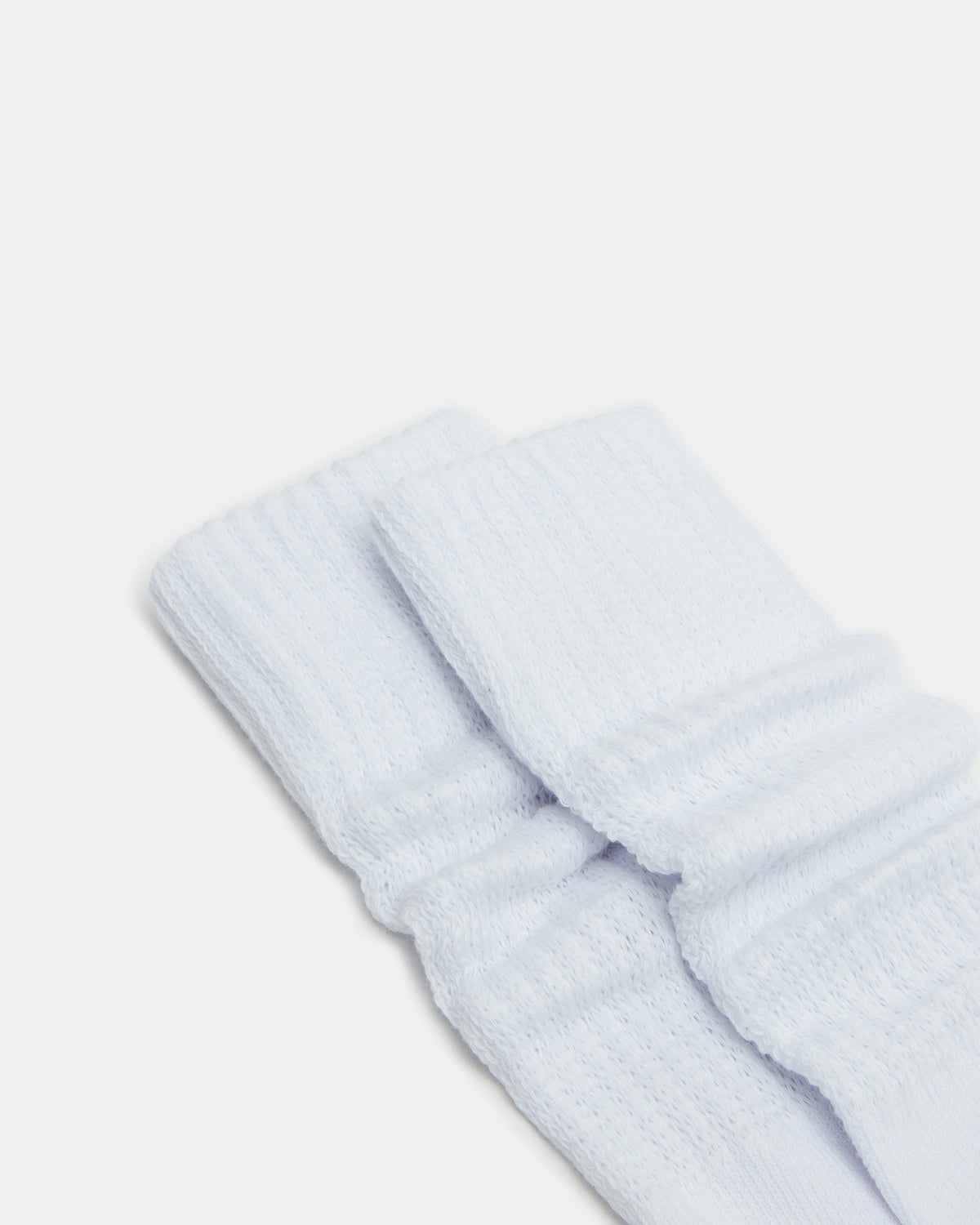 2 PACK SLOUCHY CREW SOCKS WHITE Scrunch Socks | Steve Madden
