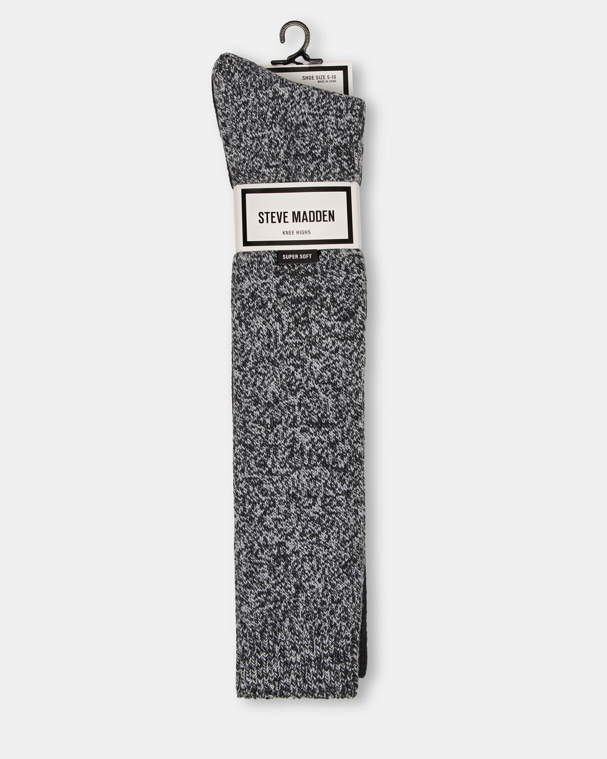 FALL 2 PACK MARLED KNEE HIGH SOCKS Black Women's Marled Knee-High Socks | Steve Madden