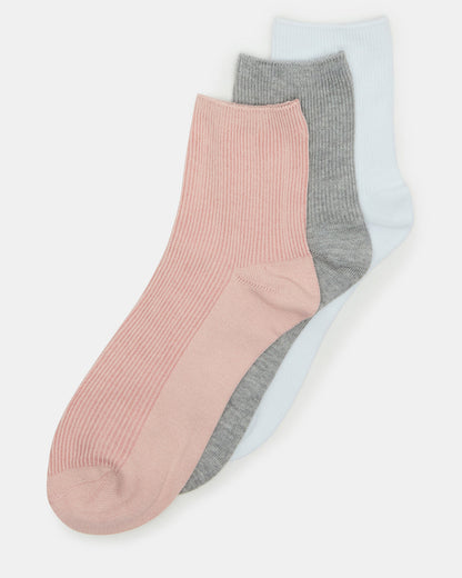 3 Pack Women's Anklet Socks | Steve Madden