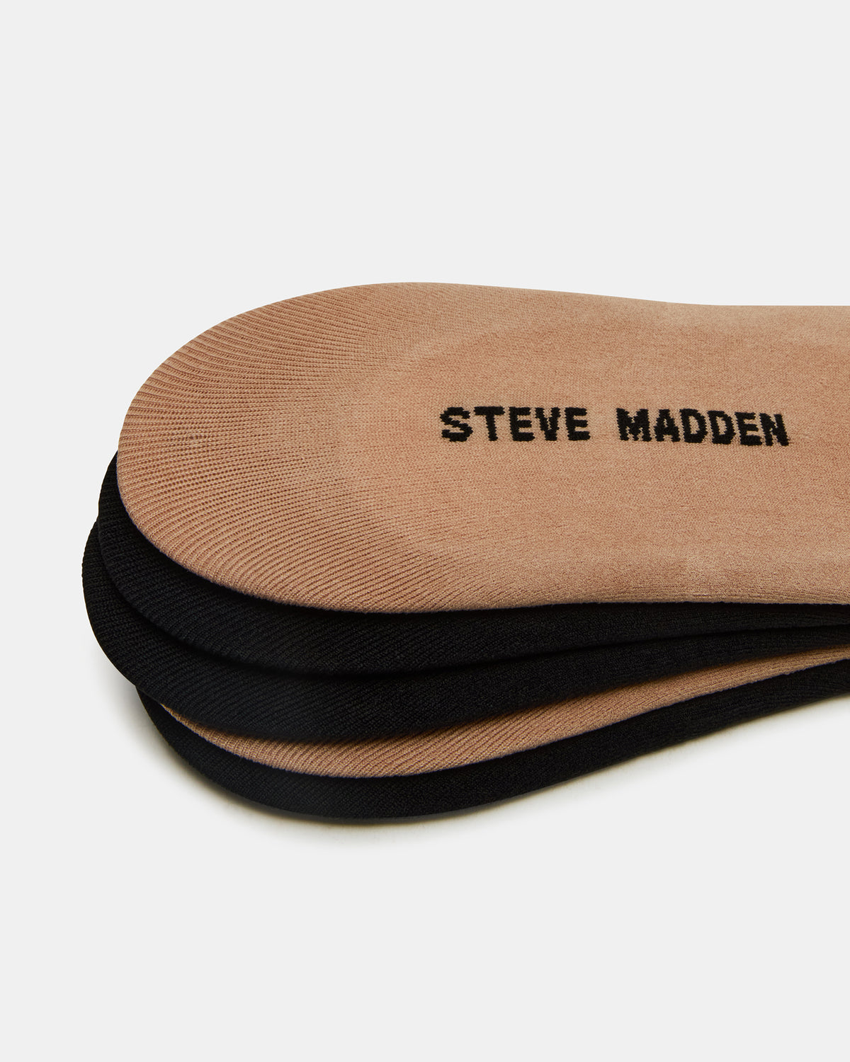 5PK SOLID MICROFIBER LINERS Women's Multi Pack Footie Socks | Steve Madden
