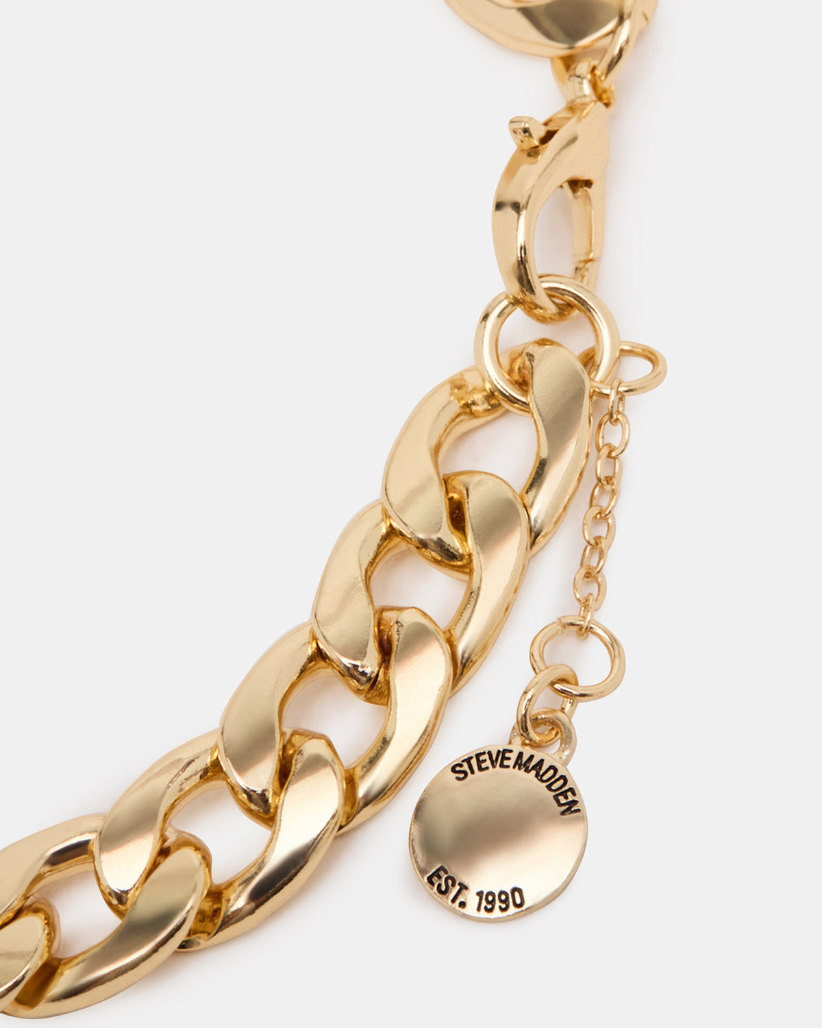 LINK CHAIN ANKLET Gold Women's | Steve Madden