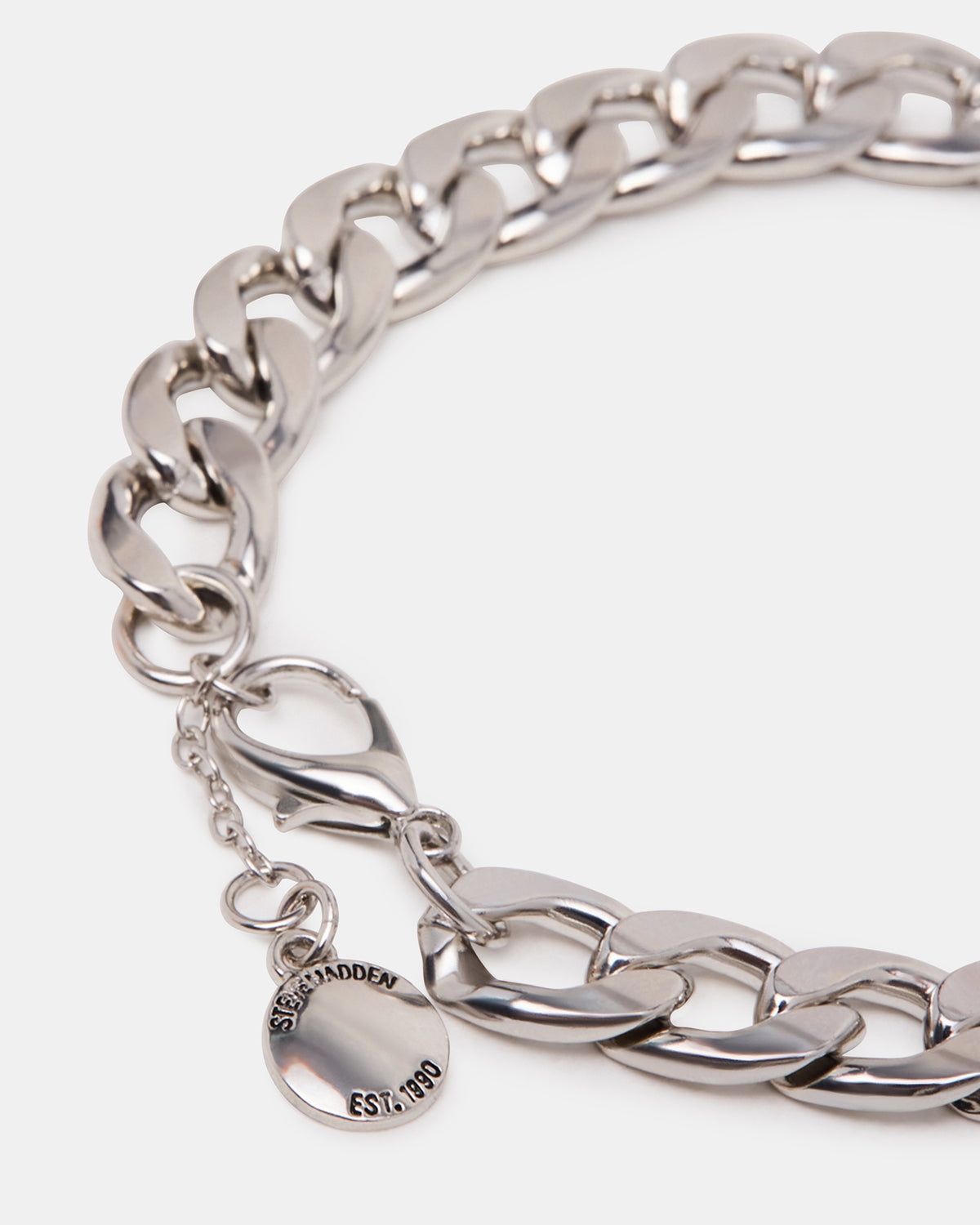 LINK CHAIN ANKLET Silver Women's | Steve Madden