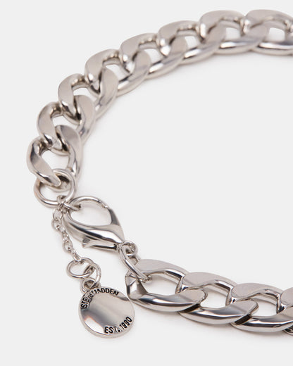 LINK CHAIN ANKLET Silver Women's | Steve Madden
