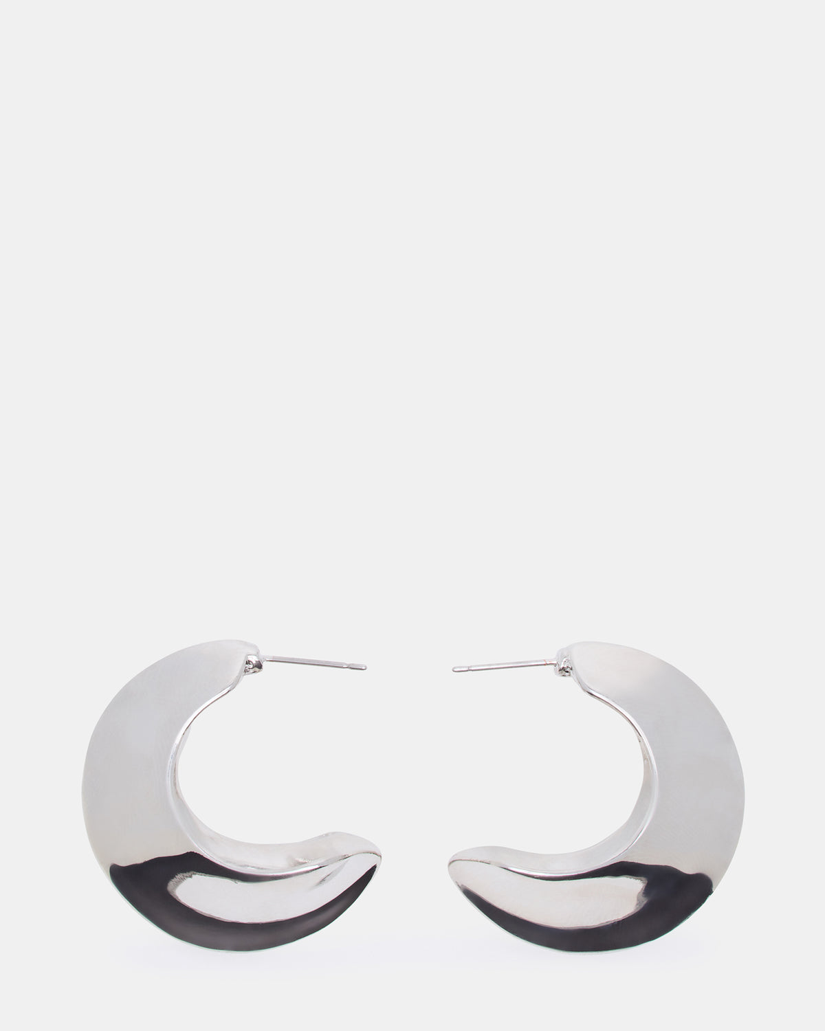 CRESCENT EARRINGS SILVER Women's Earrings | Steve Madden