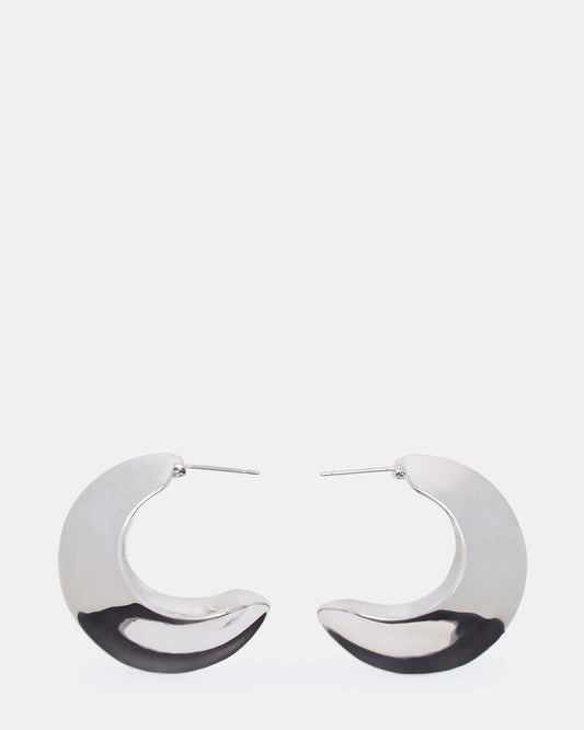 CRESCENT EARRINGS SILVER Women's Earrings | Steve Madden