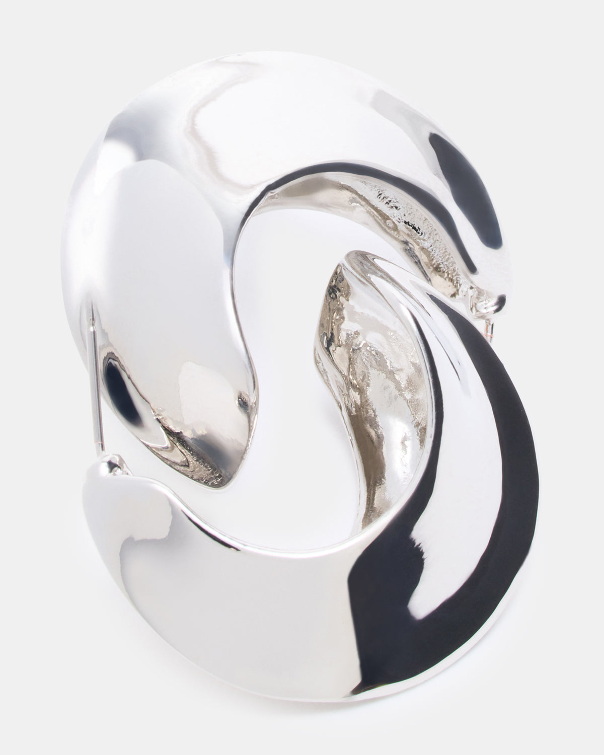 CRESCENT EARRINGS SILVER Women's Earrings | Steve Madden