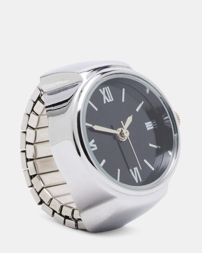 WATCH RING Black Women's Accessories | Steve Madden