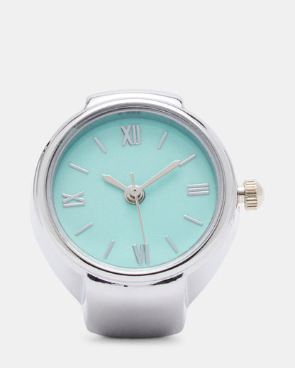 WATCH RING Blue Women's Accessories | Steve Madden