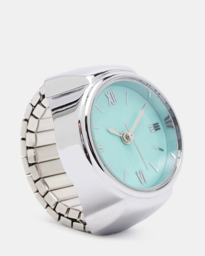 WATCH RING Blue Women's Accessories | Steve Madden