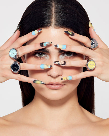 WATCH RING Blue Women's Accessories | Steve Madden