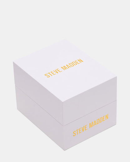 WOMEN'S STAINLESS STEEL WATCH White Women's Watch | Steve Madden