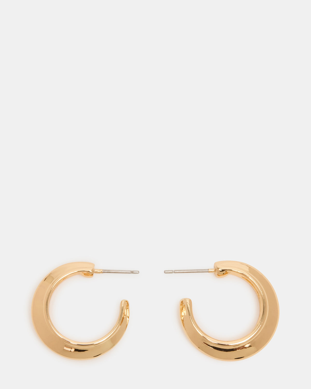 SMALL HOOP EARRINGS GOLD Women's Chubby Small Hoop Earrings | Steve Madden