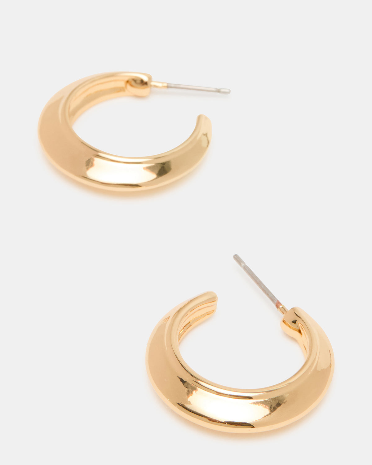SMALL HOOP EARRINGS GOLD Women's Chubby Small Hoop Earrings | Steve Madden