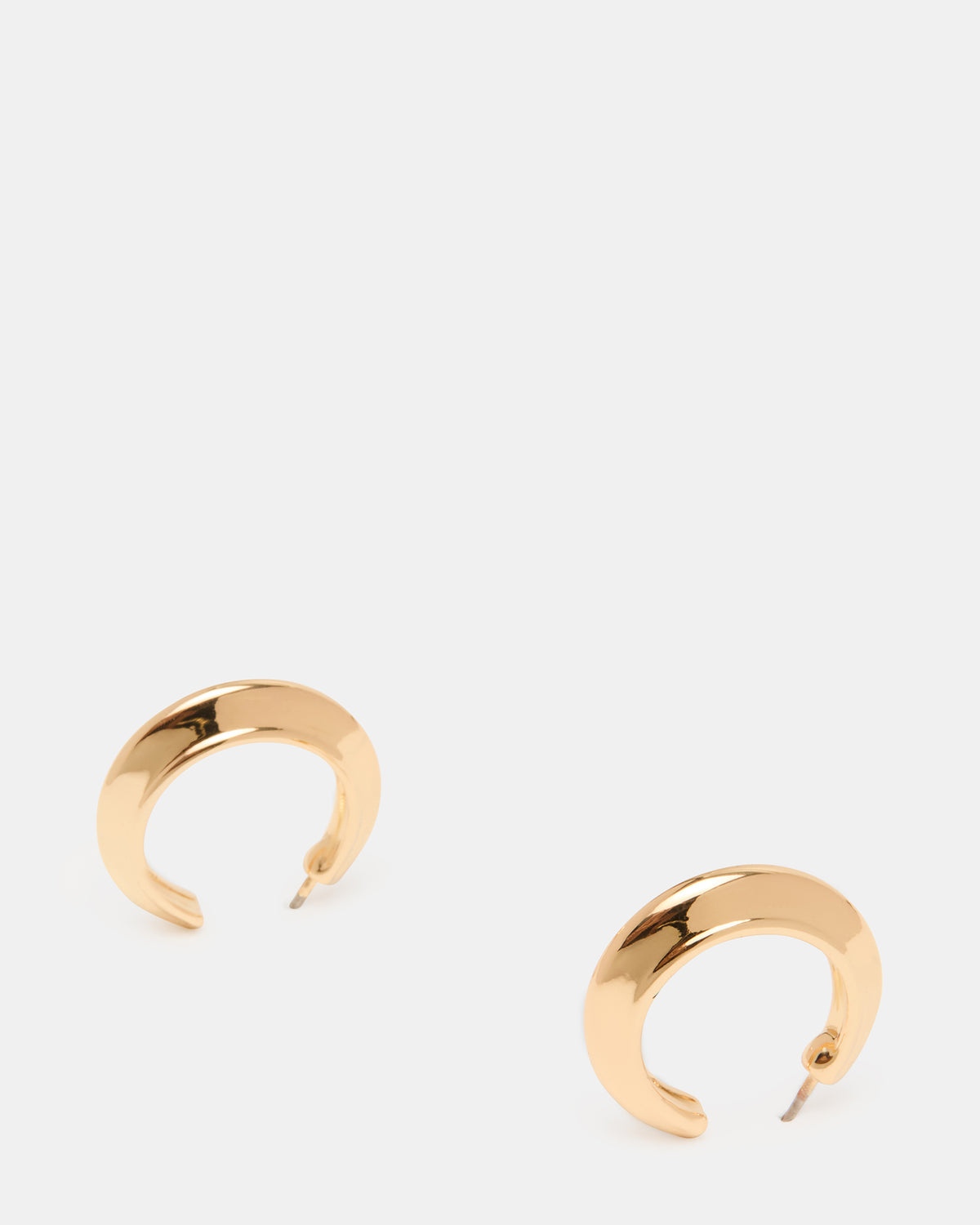 SMALL HOOP EARRINGS GOLD Women's Chubby Small Hoop Earrings | Steve Madden