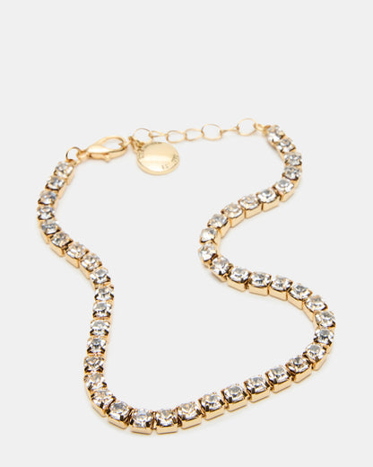 2-PIECE RHINESTONE CHAIN ANKLET SET Women's Pearl Embellished ChaiN Anklet Set | Steve Madden