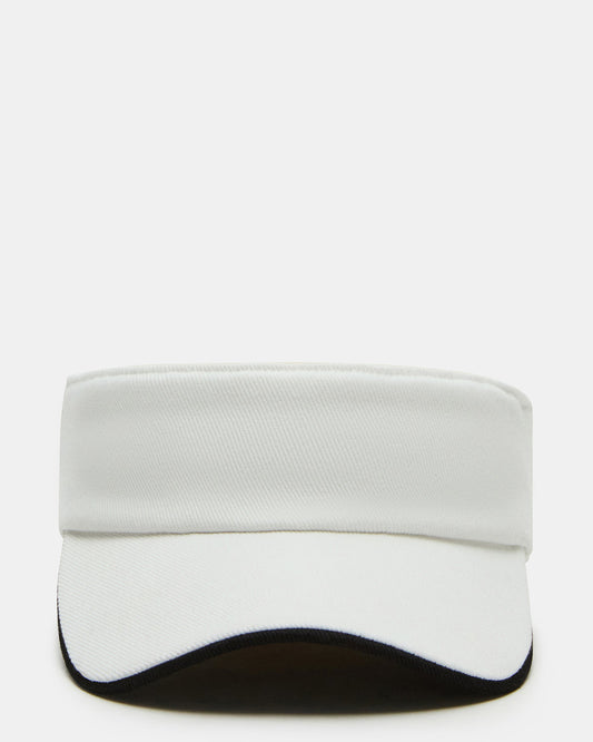 EMBROIDERED White Women's Visor Cap | Steve Madden