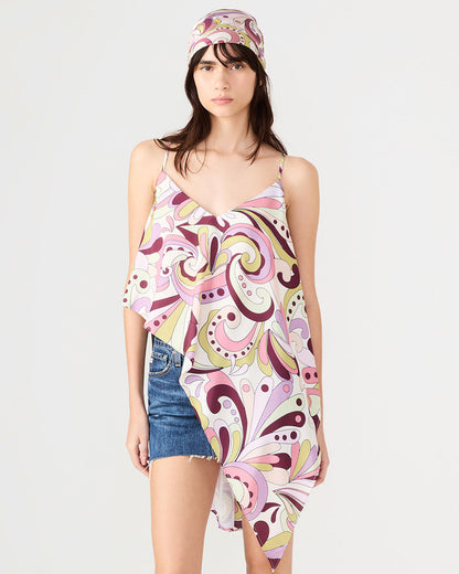 LAVENDER PRINTED SCARF Women's Resort Scarf | Steve Madden