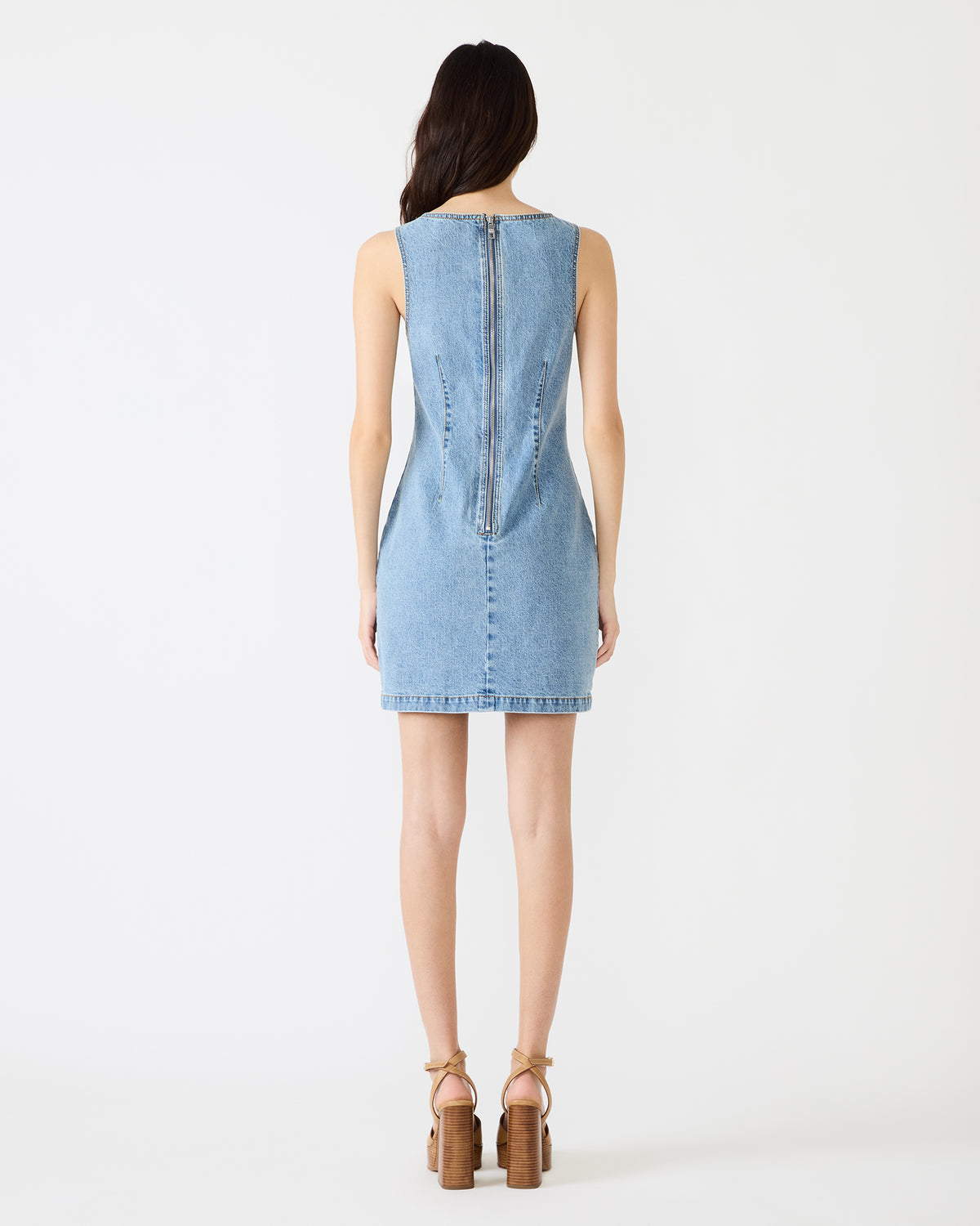 NOELLE Forever Blue Denim Mini Women's Dress | Steve Madden