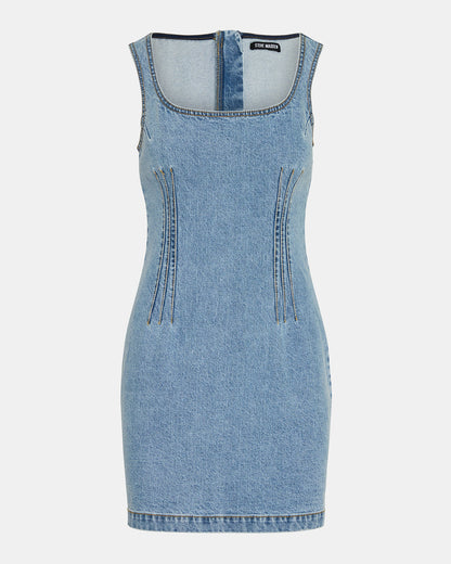NOELLE Forever Blue Denim Mini Women's Dress | Steve Madden
