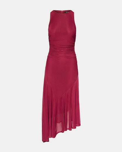 LANEY Red Women's Sleeveless Flowy Dress | Steve Madden