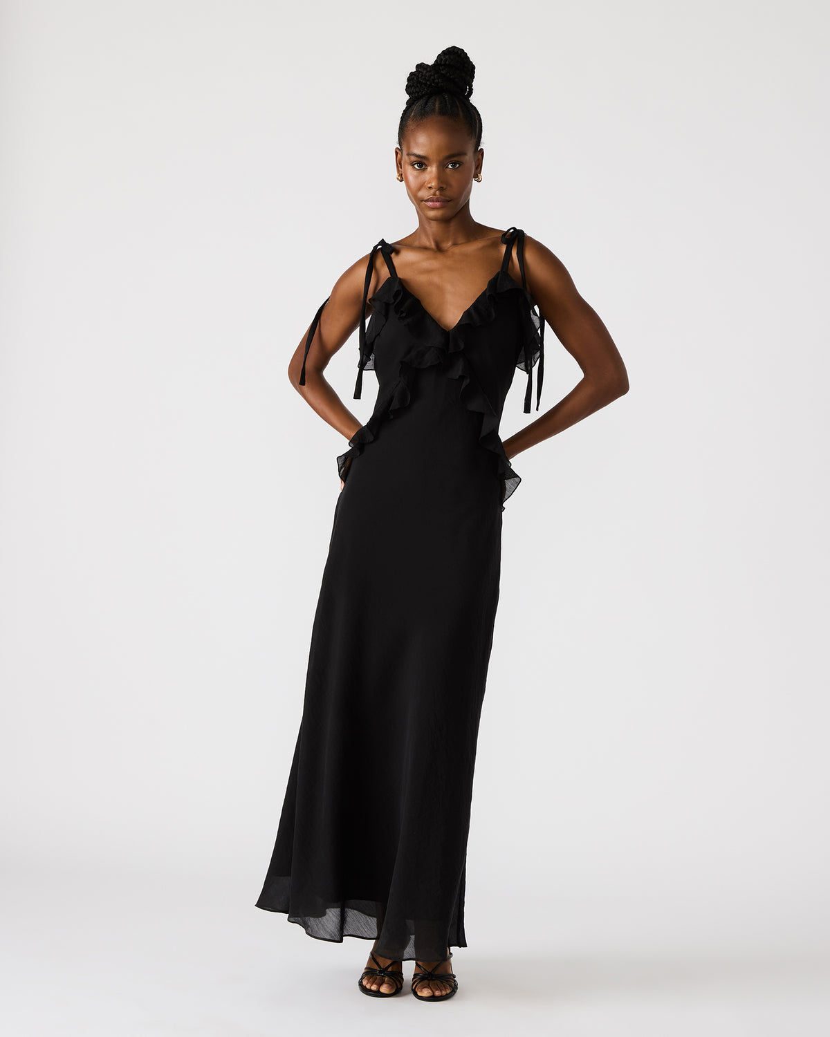 ADALINA Black Women's Maxi Dress | Steve Madden