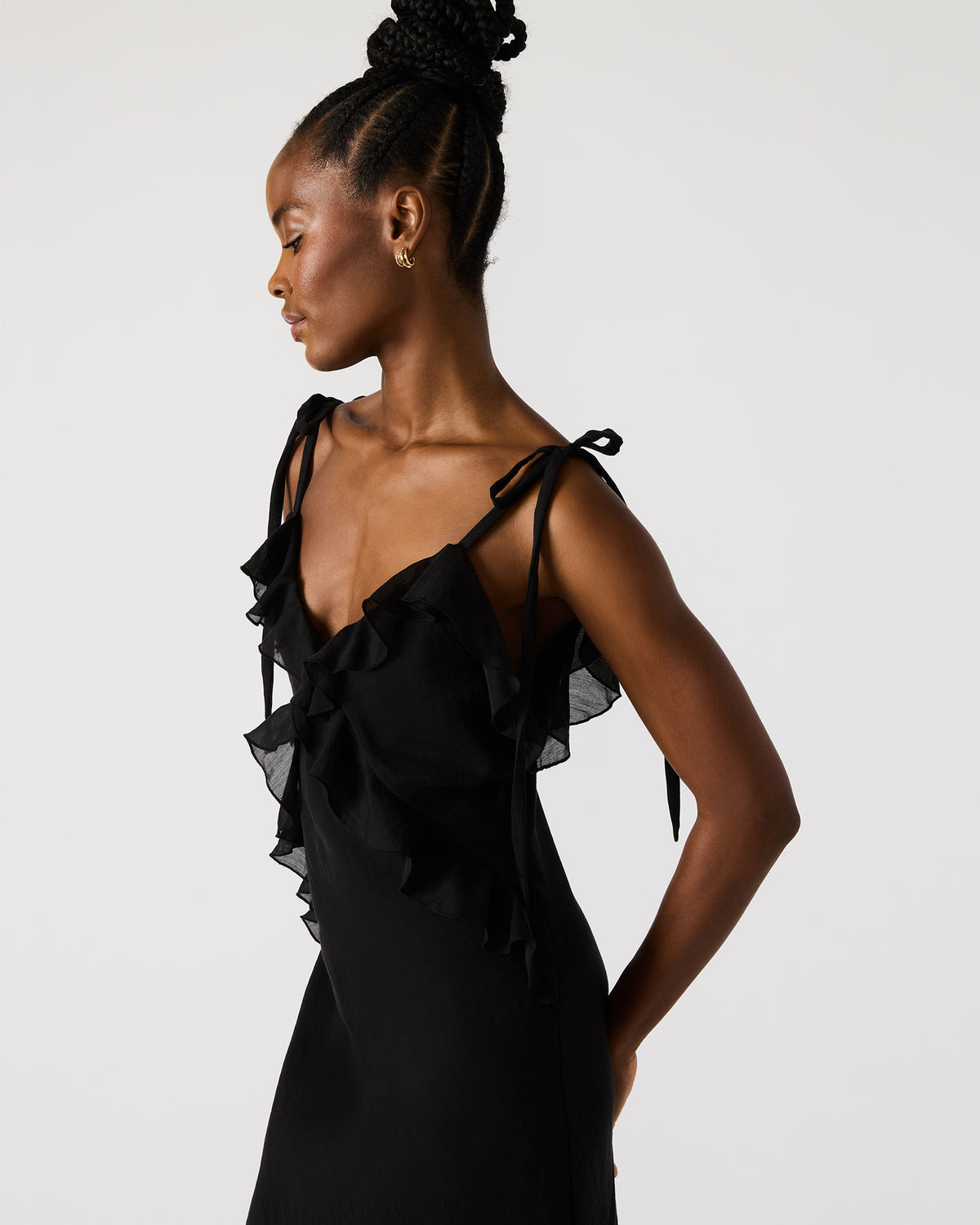 ADALINA Black Women's Maxi Dress | Steve Madden