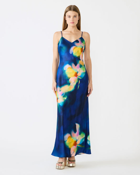 ATARA Rosewater Floral Print Maxi Women's Dress | Steve Madden