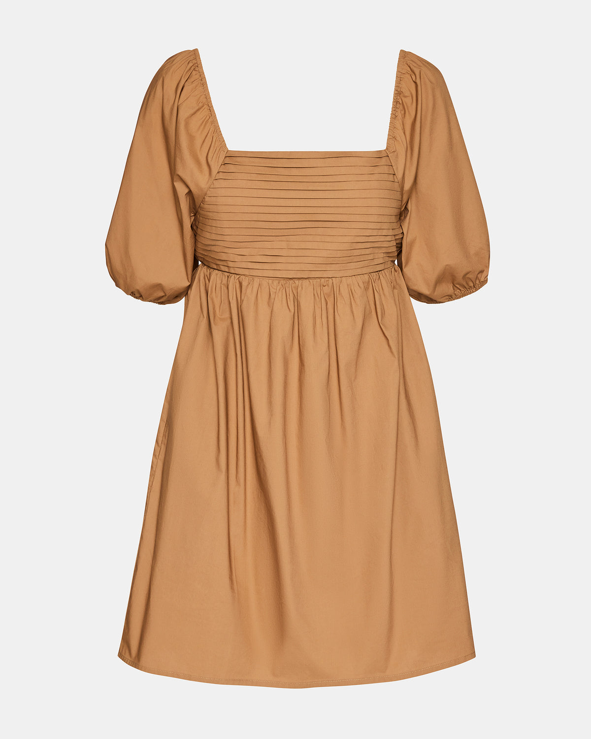 INARA Dress Beige | Women's Puff Sleeve Mini Dress | Steve Madden