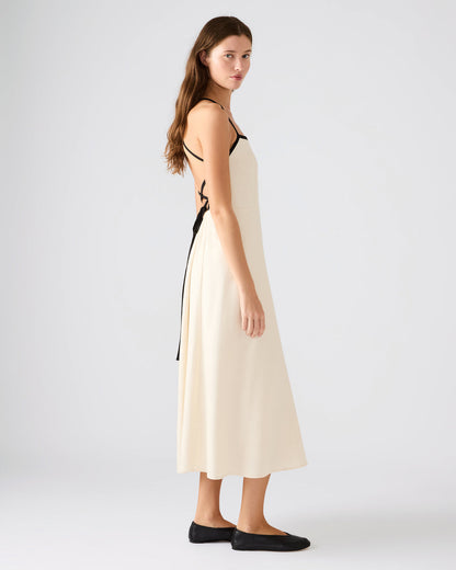 RIYAN Natural Women's Flowy Strappy Crossback Maxi Dress | Steve Madden
